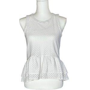 Ana White Peplum Top